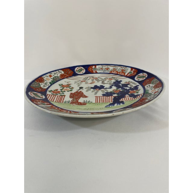 Late 19th Century Meiji Period Japanese Imari Charger Platter For Sale - Image 6 of 18