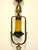 French Brass and Glass Pate De Verre Single-Light Chandelier, 1960s, in Very Good conditions. Designed 1960 to 1969 I have...