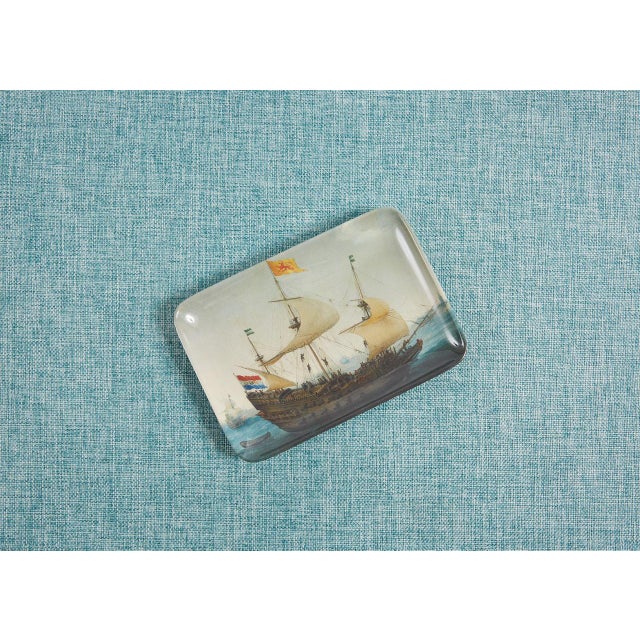 Illustration Galleon Valet Tray For Sale - Image 3 of 3