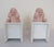 Mid-Century Modern Pair of Cast Iron Pink French Poodle Dog Bookends For Sale - Image 3 of 7