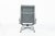 Eames Soft Pad Recliner for Herman Miller, Gray Leather Aluminum Group Lounge Chair For Sale In Detroit - Image 6 of 13