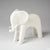 2020s Minimalist Matte White Animal Sculpture Set – 5-Piece Modern Safari Collection (Elephant, Giraffe, Rhino, Horse, Antelope) For Sale - Image 5 of 11