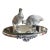 Pair of Vintage Italian SilverPlate Quails For Sale