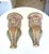 Pair Spanish Colonial Wood Polychrome Cherub Corbel Wall Brackets For Sale - Image 4 of 17