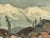 Lucien Poignant, Chain of the Alps in the Grenoble Valley, Oil on Panel For Sale - Image 7 of 18
