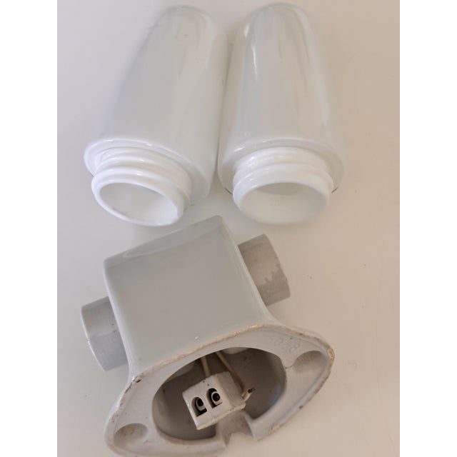 Vintage Model 6068 Sconce in Ceramic by Wilhelm Wagenfeld for Lindner, 1958 For Sale - Image 15 of 17