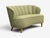 Asko, Sofa, Green Fabric, Lacquered Wood, Finland, 1950s For Sale - Image 4 of 10