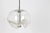 Large Clear Glass Pendant Light by Koch & Lowy for Peill & Putzler, Germany, 1970s For Sale - Image 8 of 13