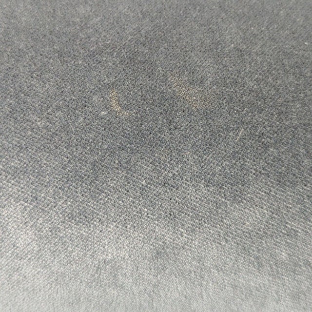 Textile Sits for Crate and Barrel 3-Seat Dark Gray Sofa For Sale - Image 7 of 9