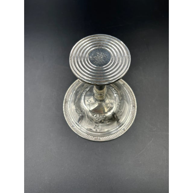 Early 20th Century Antique Sterling Silver Compote For Sale - Image 5 of 12