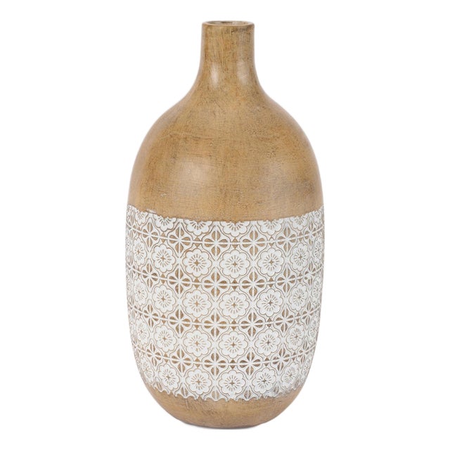 Embossed Pattern Decorative Vase For Sale
