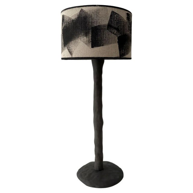 Abstract Wood Table Lamp by Atelier Monochrome For Sale - Image 6 of 6