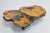 A stunning and sculptural California buckeye burlwood cocktail table by Mountain Craft, circa 1970s. This handcrafted...