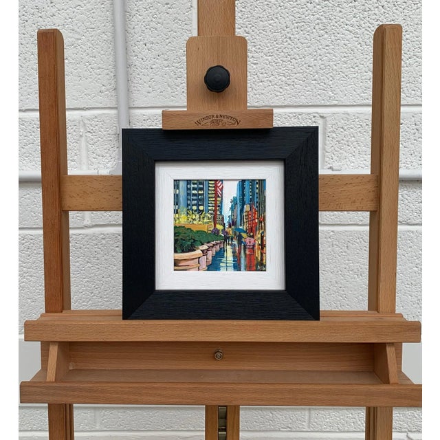 American Miniature Painting Radio City Music Hall New York City by British Urban Artist For Sale - Image 3 of 13