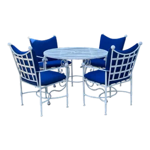 1960s Mario Papperzini Salterini Style Dining Table & 4 Chairs