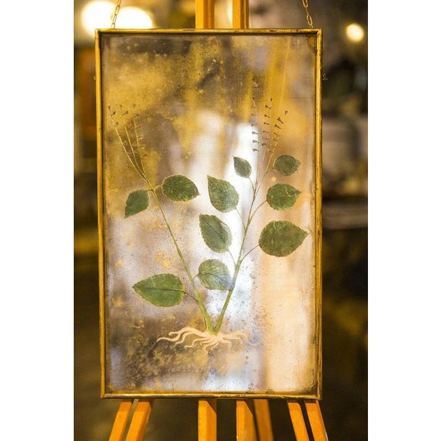 Unique art mirror made in Rome as they were a thousand years ago. Table part of an entire collection of 500 elements of...