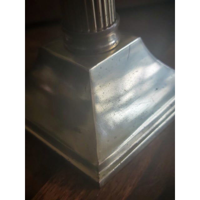 Mid 20th Century Vintage Polished Brass Candleholder For Sale - Image 5 of 5