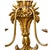 1960s Vintage Italian Louis XVI Style Gilt Two-Arm Wall Candle Sconces 22" Tall - A Pair For Sale - Image 5 of 9