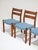 Teak and Blue Dining Chairs from Emc Møbler, Denmark, 1960s, Set of 4 For Sale - Image 15 of 18