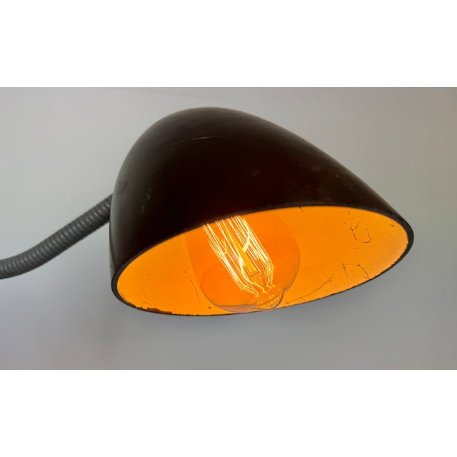 Industrial Grey Scissor Wall Lamp from Elektroinstala, 1960s For Sale - Image 16 of 18