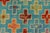 Textile Boho Chic Balochi Blue/Rust Wool Rug - 3'4''x4'11'' For Sale - Image 7 of 11