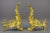 French Rococo Style Gilt Bronze and Iron Firedogs, 1890s, Set of 2 For Sale - Image 4 of 18