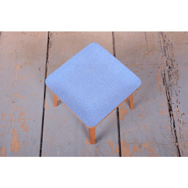 Mid-Century Modern Side Table in Beech and Plywood, Czech, 1950s For Sale - Image 10 of 12