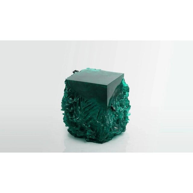 Blue Side Table from Eduard Locota For Sale - Image 8 of 10