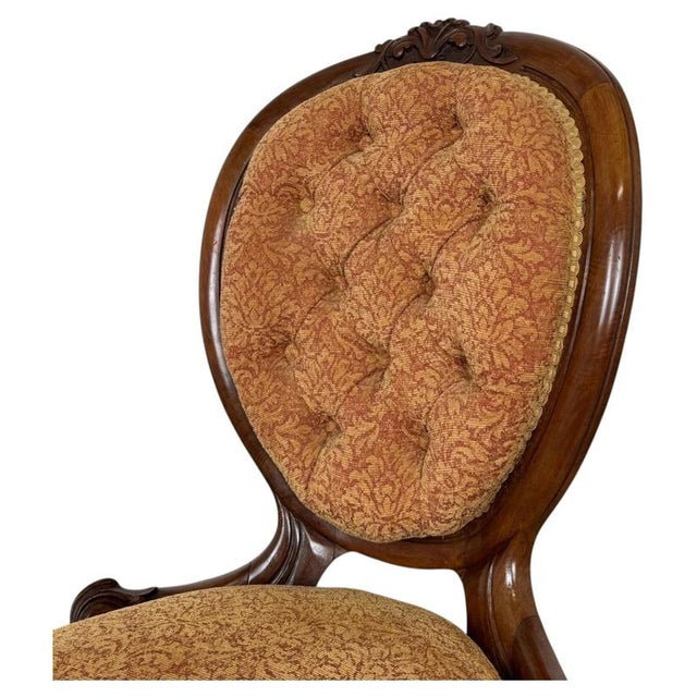 Antique English Mahogany Armchairs, Set of 2 For Sale - Image 6 of 11
