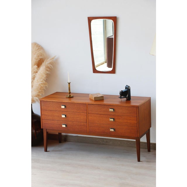 Vintage Teak and Zebrano Chest of Drawers, 1960s For Sale - Image 10 of 18