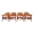 Vintage Palecek Wicker Dining Armchairs With Cushions – Set of 4 For Sale