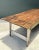 Vintage Rustic Wood Farmhouse Table For Sale - Image 9 of 13