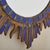 French Sunburst Blue Talosel Wall Mirror by Irena Jaworska, 1960s - 2 Available For Sale In Chicago - Image 6 of 10