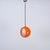 Orange Murano Glass Eclipse Pendant attributed to Carlo Nason for Mazzega, Italy, 1960s For Sale - Image 9 of 15