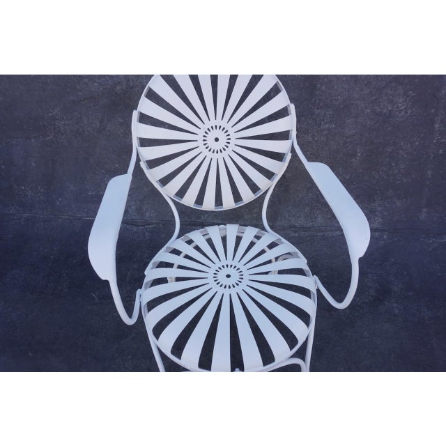 Victorian 1930s François Carré Sunburst Armchair, Attributed For Sale - Image 3 of 10