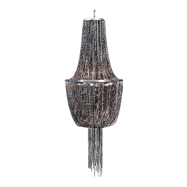 Residential Black Chain Chandelier Chairish