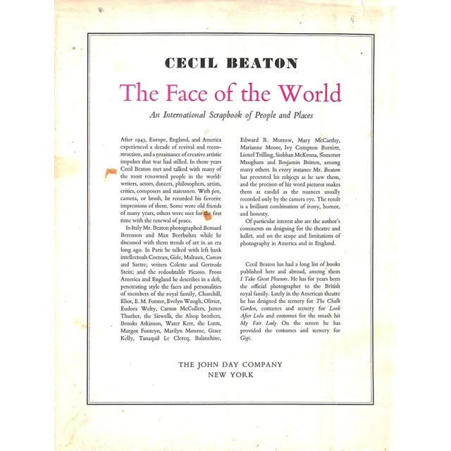 BEATON, Cecil [133] pp. The John Day Company 1959 11 1/4" x 8 3/4" Cecil Beaton brings all his skills to bear in this...