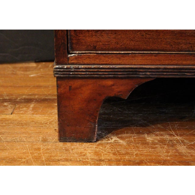 Wood Circa 1780-1800 George III Slant Front Bureau or Desk For Sale - Image 7 of 10