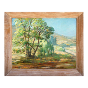 Mid Century Paraiso Hot Springs, Santa Lucia Foothills Landscape by Edda Maxwell Heath