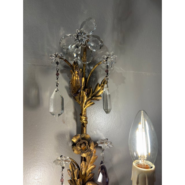 1950s Italian Sconces, a Pair For Sale - Image 11 of 11