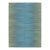 Rug & Kilim’s Contemporary Kilim in Blue and Green Stripes and Geometric Patterns For Sale