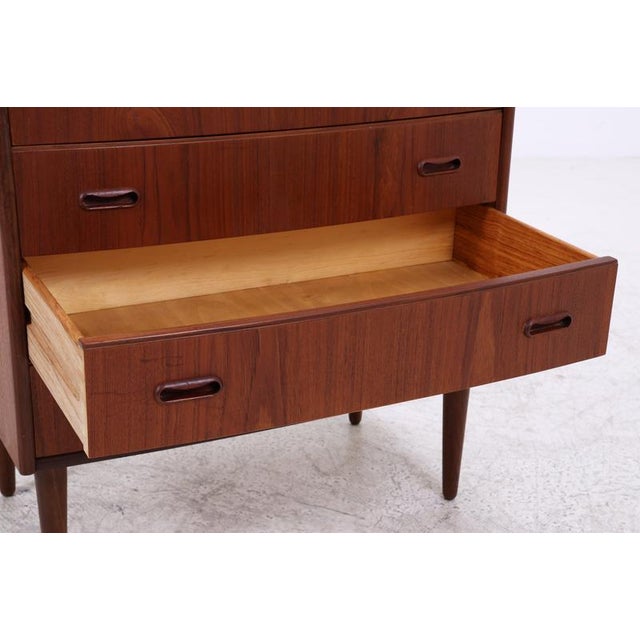 Mid-Century Teak Chest of 6 Drawers, 1960s For Sale - Image 9 of 15
