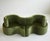 Cloverleaf Sofa in Prada Green Velvet by Verner Panton for Verpan, Denmark, 2000s, Set of 2 For Sale - Image 3 of 13