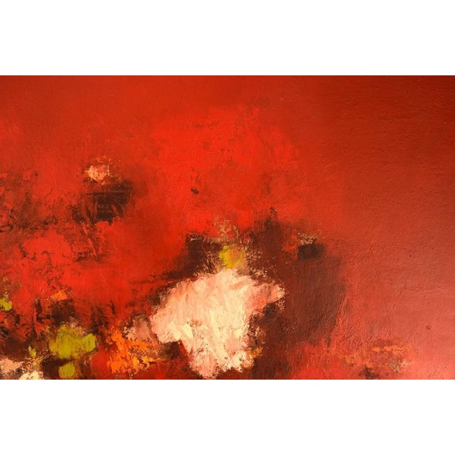 1960s Veikko Kallinen, Abstract Composition, Oil on Canvas, 1960s-1970s For Sale - Image 5 of 8