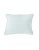 Boho Chic Anaya Light Blue Soft Linen Lumbar Pillow For Sale - Image 3 of 3