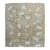 Mid 20th Century Zabihi Collection Turkish Zeki Muren Deco Square Rug - 7' x 7'6" For Sale