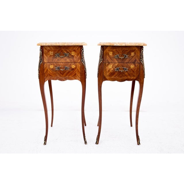 French Bedside Tables, 1920, Set of 2 For Sale - Image 4 of 11
