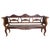 20th Century Catalan Bench in Walnut With Caned Seat For Sale - Image 9 of 9