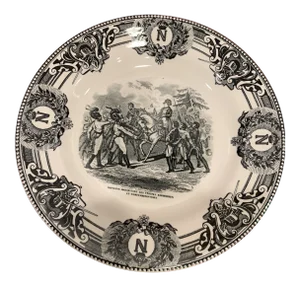 Boch Freres La Louviere Napoleanic Wars Commemorative Plate