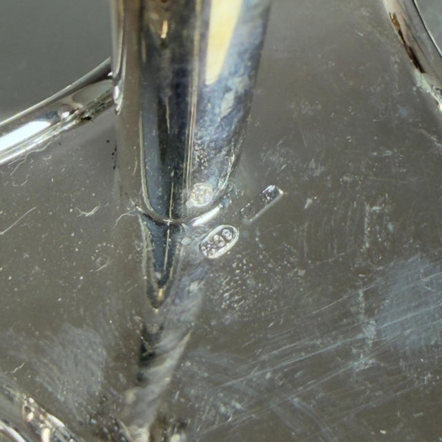 800 Silver and Crystal Oil and Condiment Cruet Set from Calegaro, 1970s For Sale - Image 11 of 18